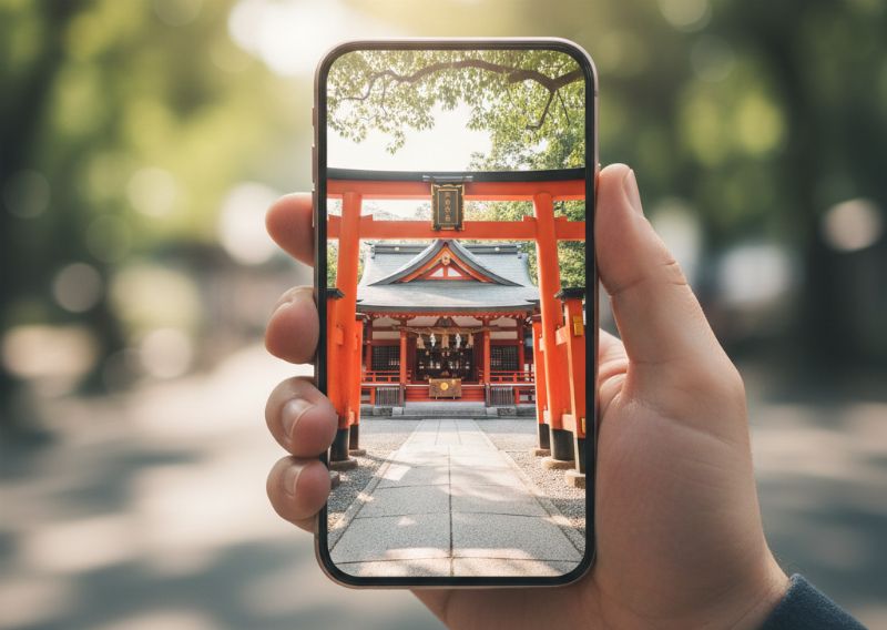 神社待ち受けは良くない？効果的な鳥居画像と開運の注意点を解説