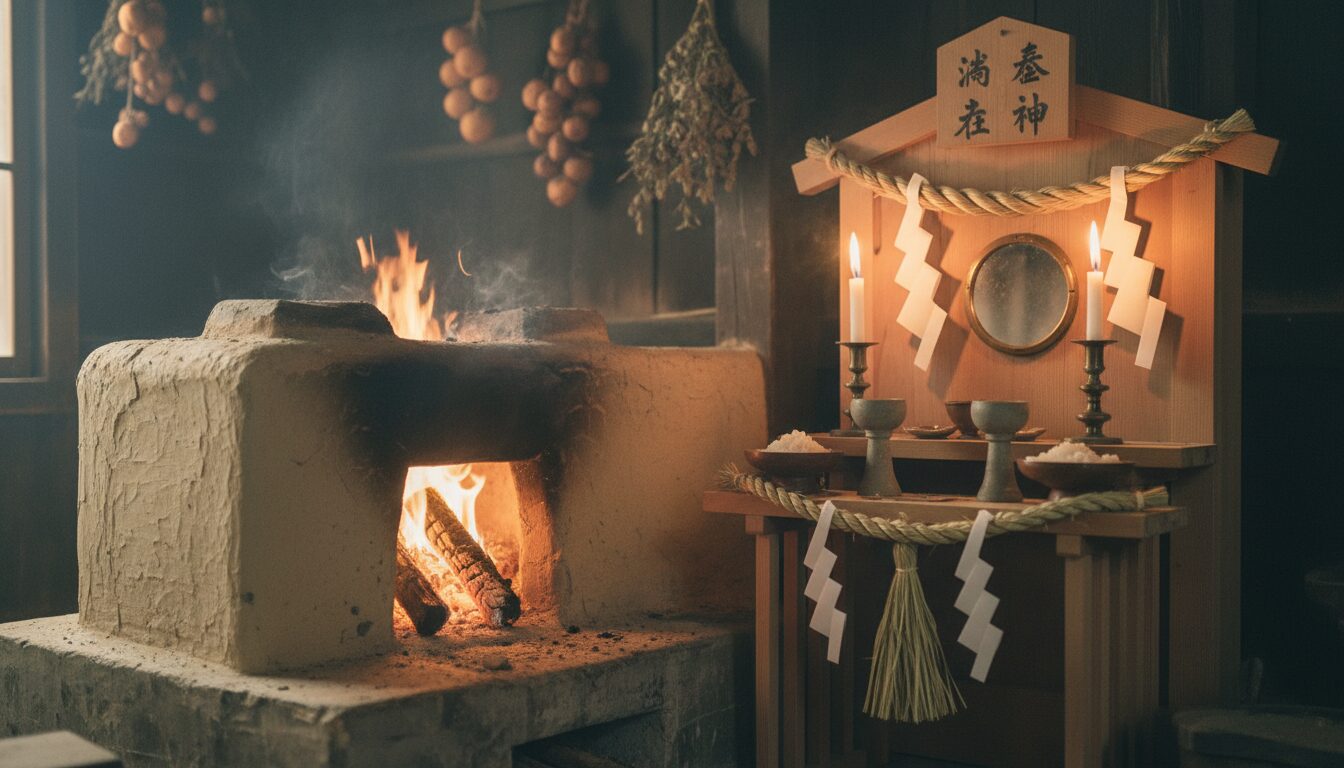 水の神様や火の神様を休ませるという信仰
