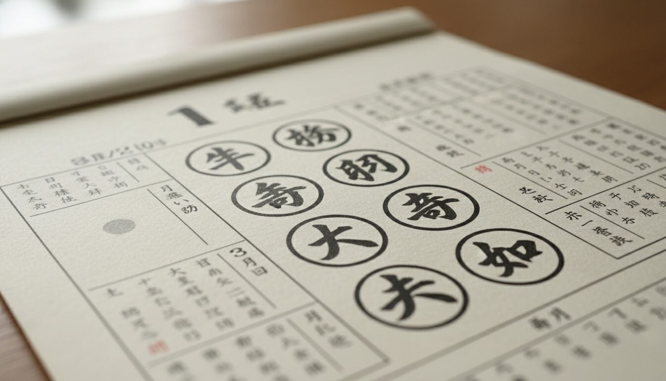 29日や赤口など暦の上で避けたほうがよいとされる日