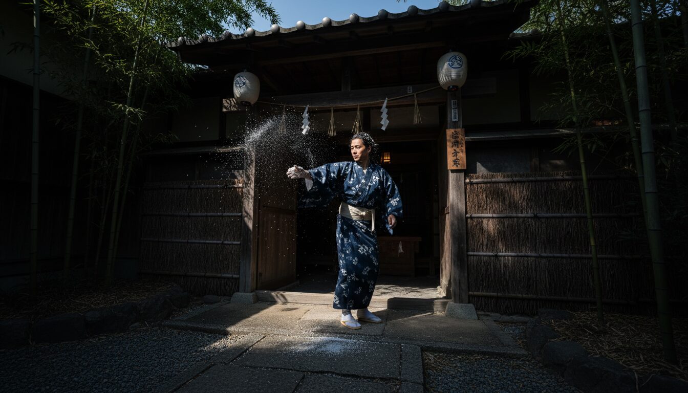 ついてこられたと感じた時にすぐできる玄関でのお清め