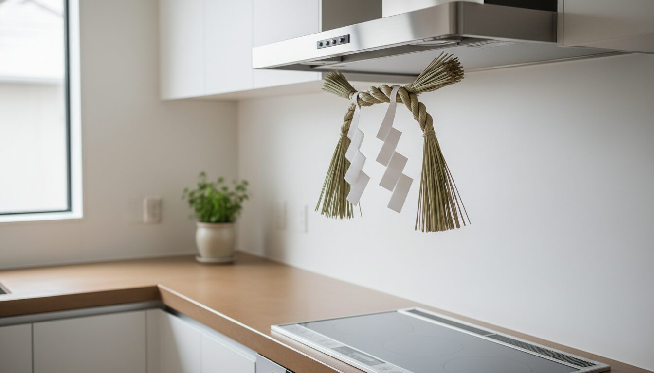 キッチンにしめ縄を飾る場合の場所と意味合い