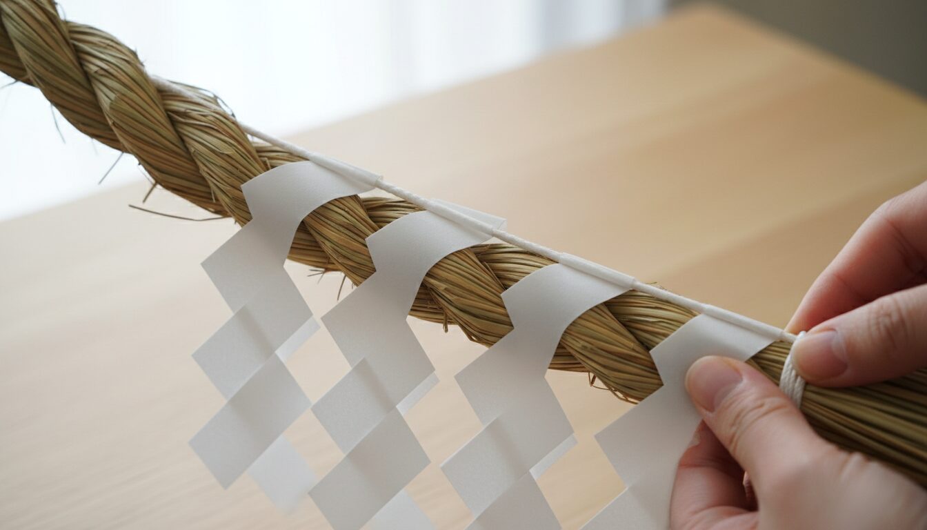 神聖な紙垂（しで）の作り方と付け方のポイント