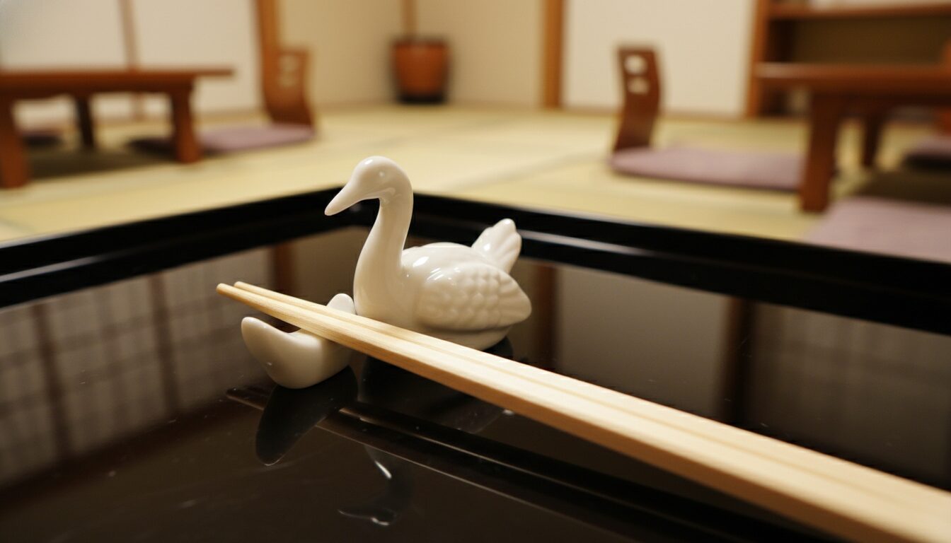 お膳の向きや割り箸の扱い方など細かい作法について