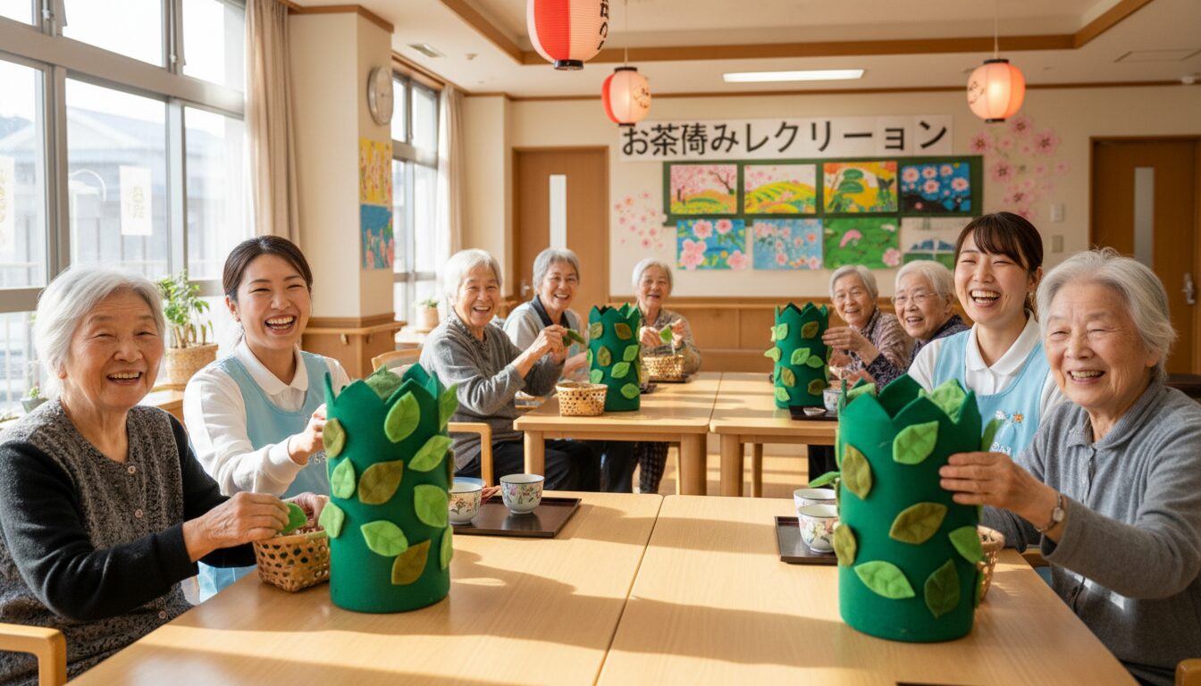 保育園や介護施設で使える「茶摘み」レクリエーションのコツ