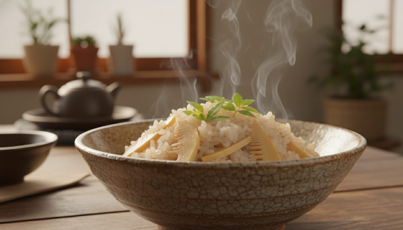 旬のたけのこを使った炊き込みご飯の作り方