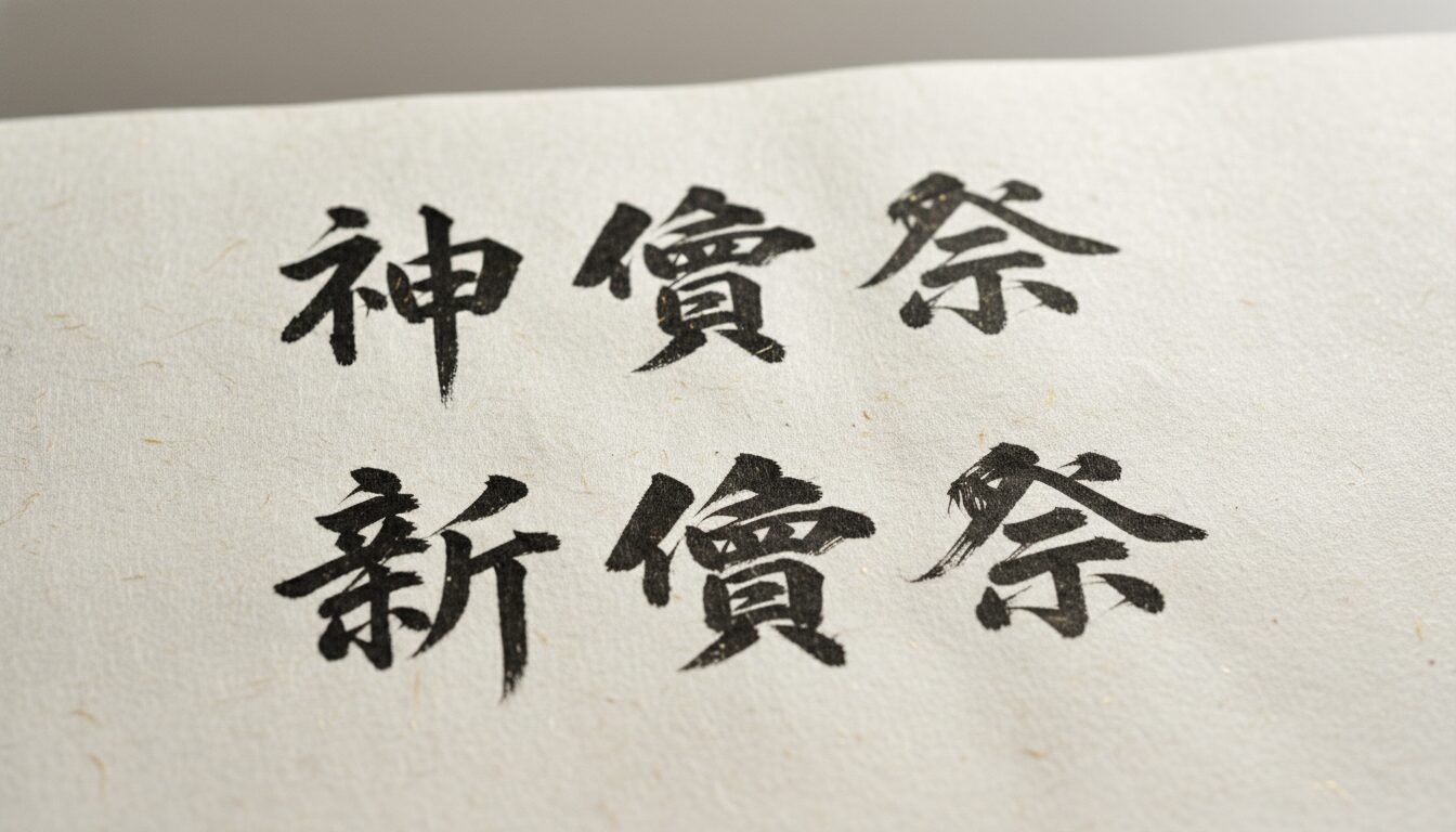 神嘗祭と新嘗祭の読み方とよくある間違い