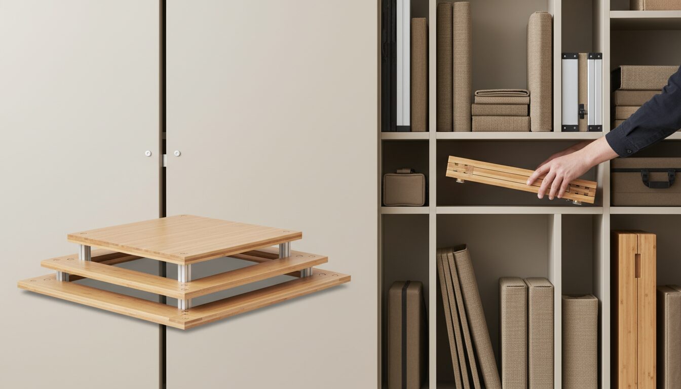 収納スペースを劇的に削減できる仕組み