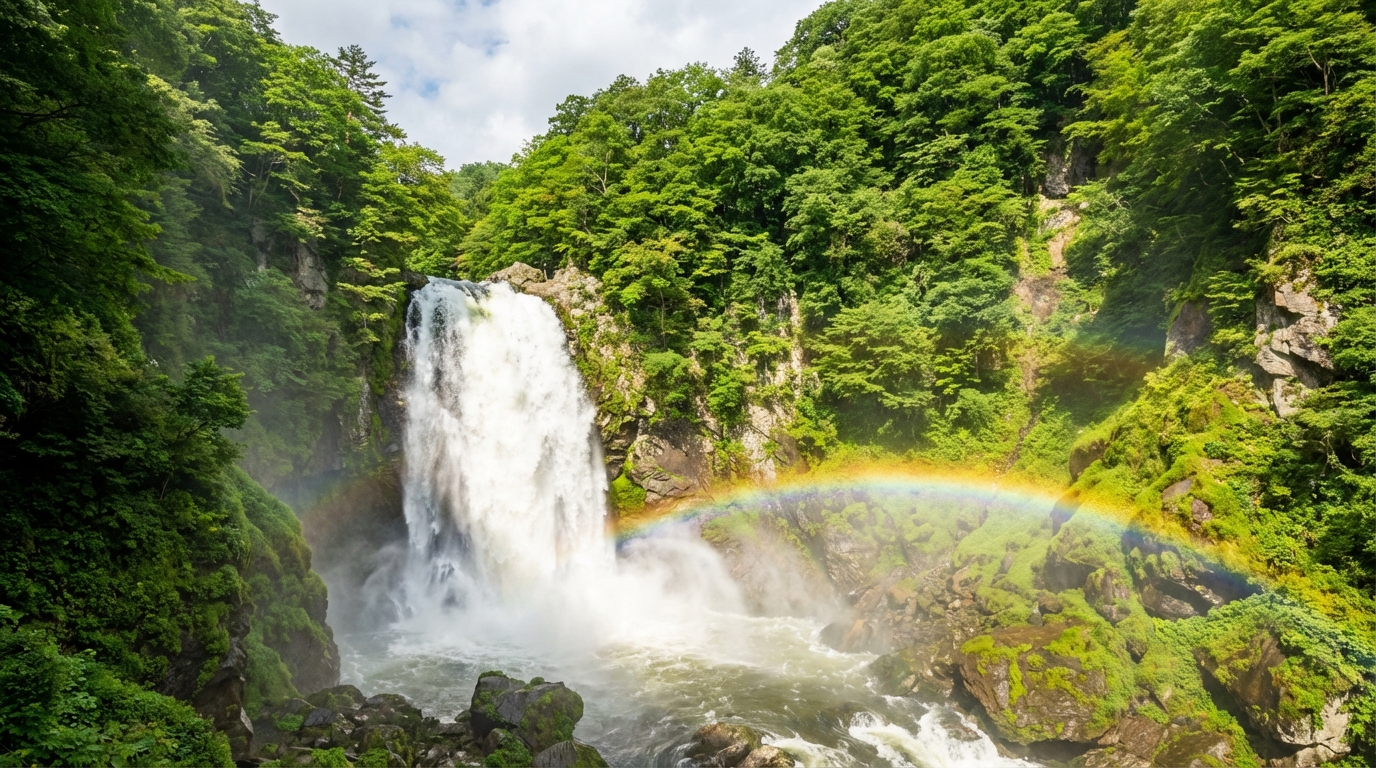 秋保大滝のマイナスイオンで心身の浄化と癒やしを