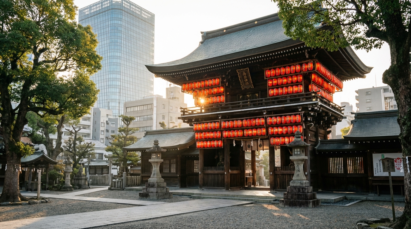 【街中のオアシス】櫛田神社と警固神社で日常の邪気をリセット