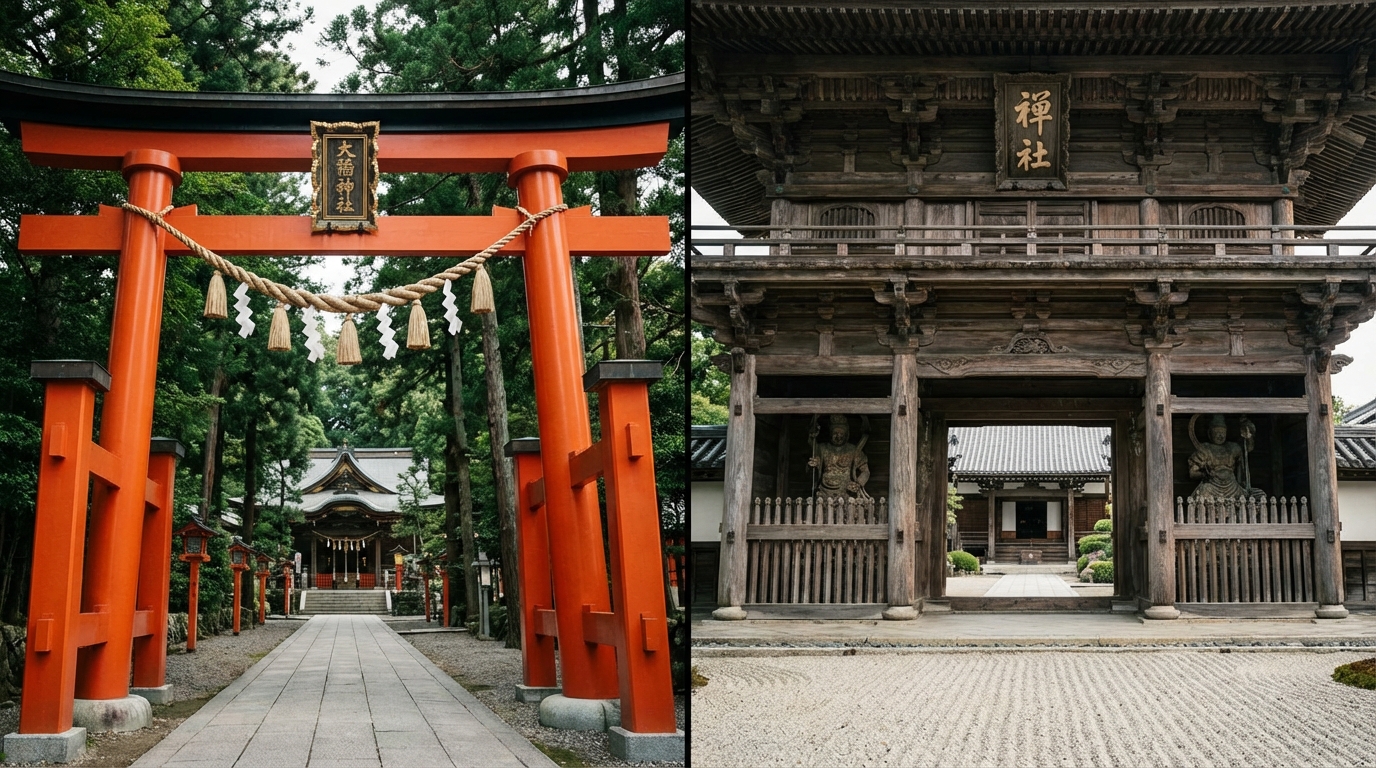 神社とお寺の違いを知って目的に合わせた参拝先を選ぶ