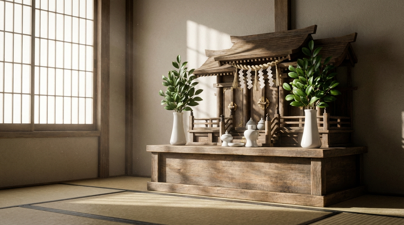 神棚の榊が枯れないのは吉兆？スピリチュアルな意味と理由