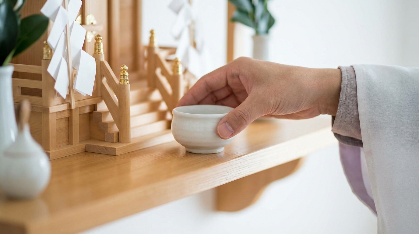 お供えを簡略化する際のステップアップ手順