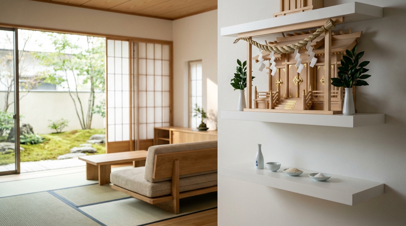 神棚をおしゃれにニトリで代用！賃貸でも安心なモダンな置き方