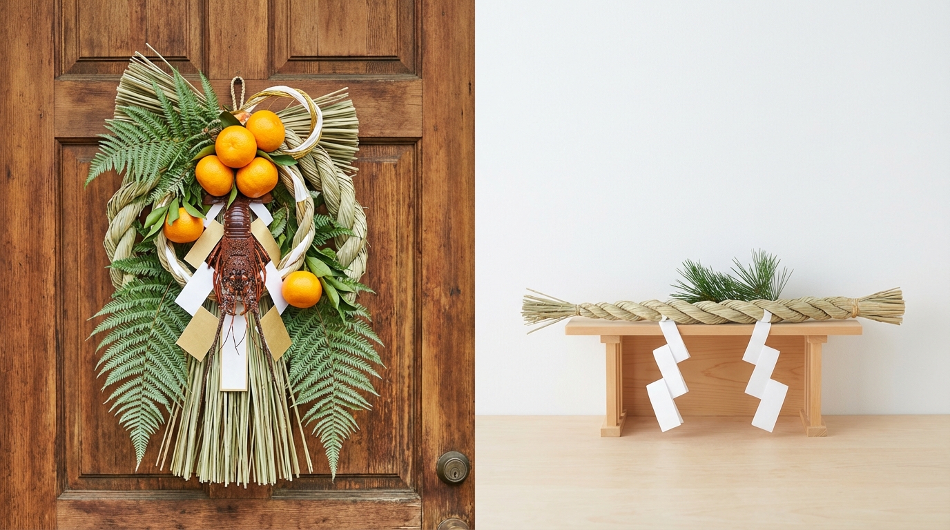 玄関用とは違う？神棚用しめ縄の種類の違い