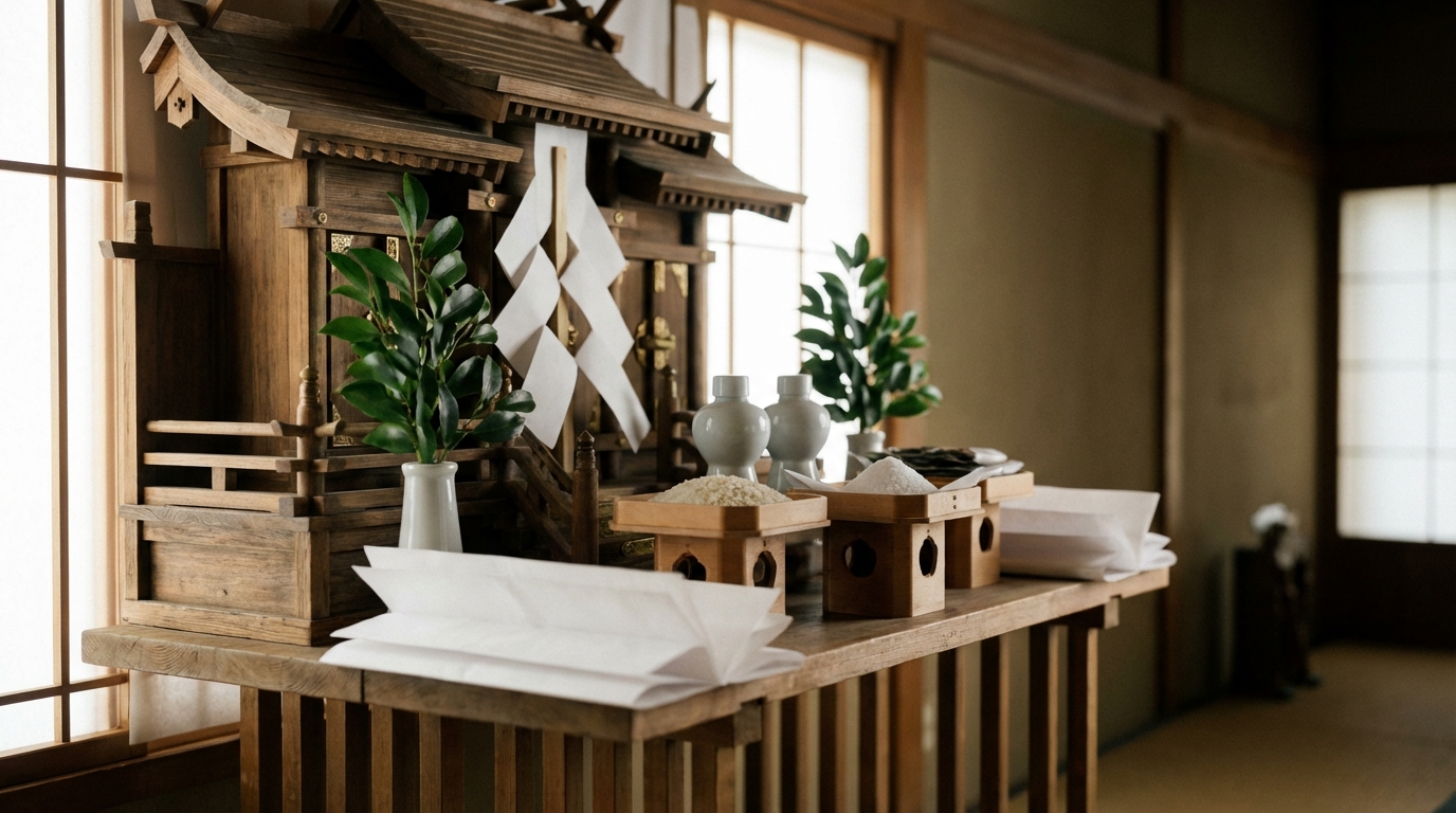 神棚の半紙の折り方は？向きや裏表など正しい作法を解説