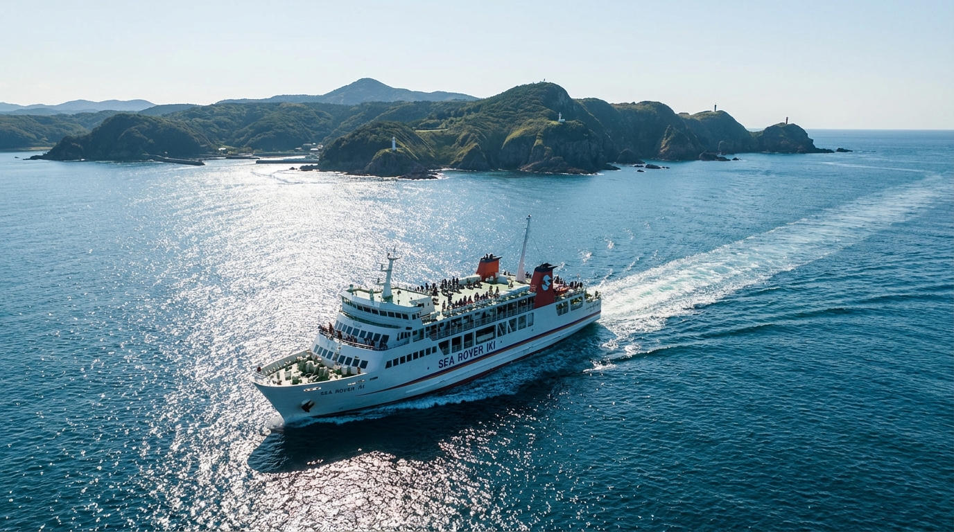 壱岐島へ行くならフェリーの予約と島内移動のポイント