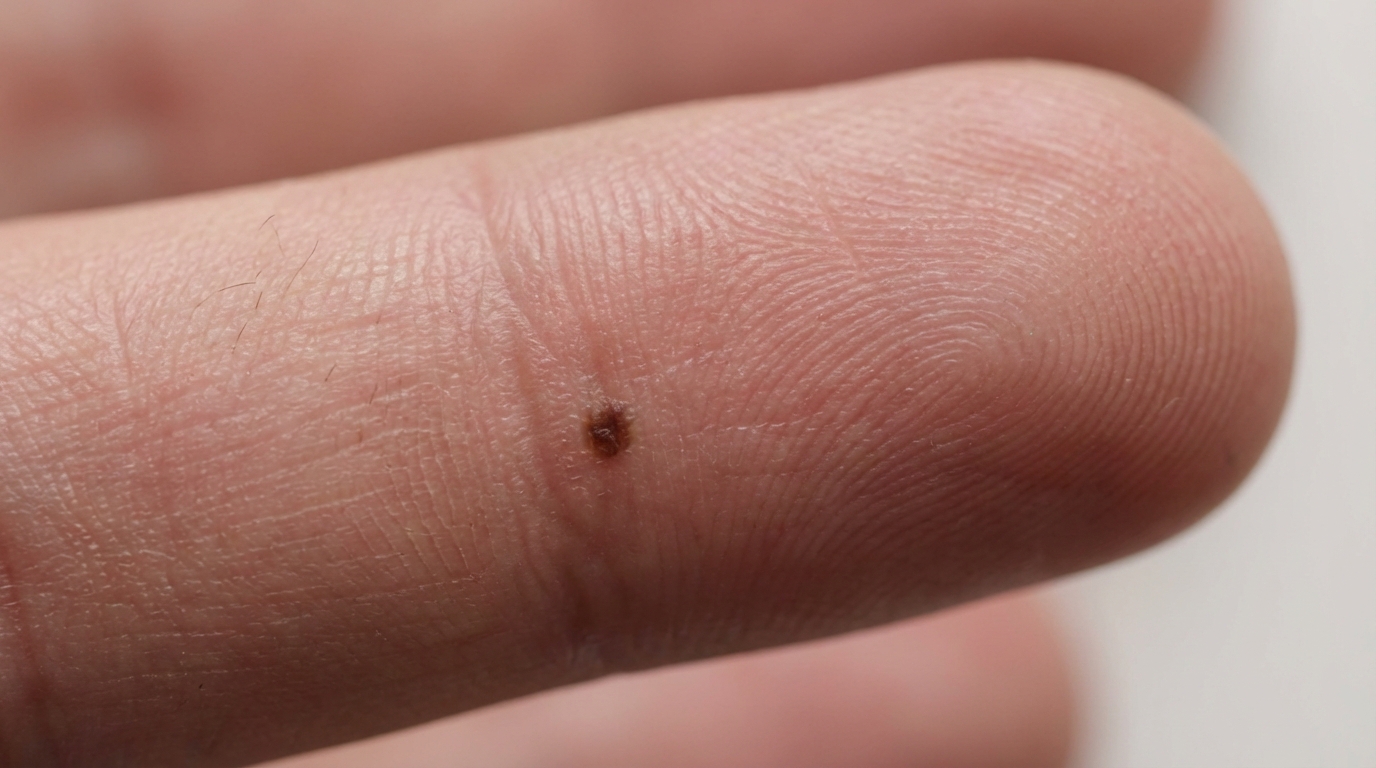 指先(第1関節)にあるほくろの意味