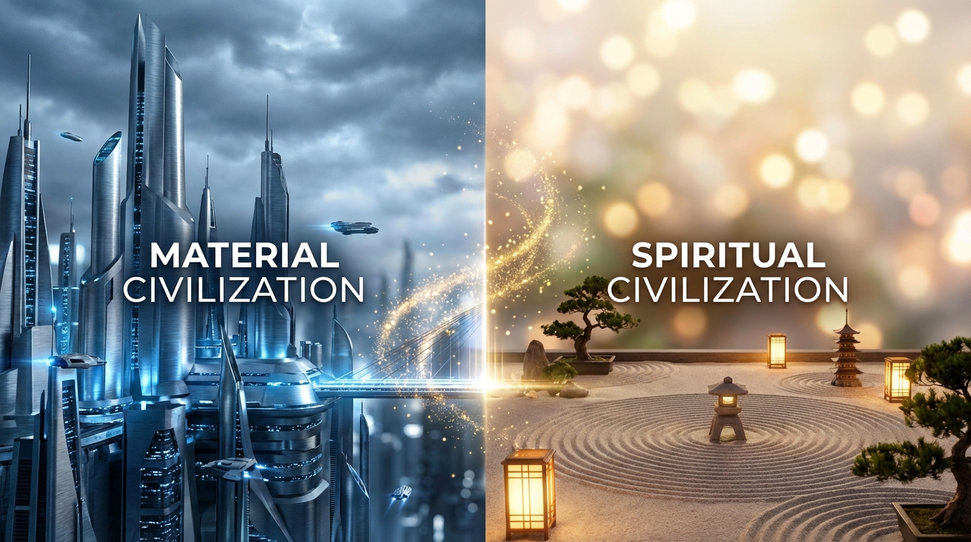 物質文明から精神文明へのシフトが始まっている