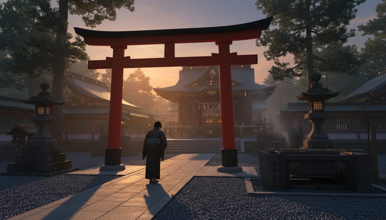 仕事帰りの夕方に感謝を伝える参拝は許されるのか