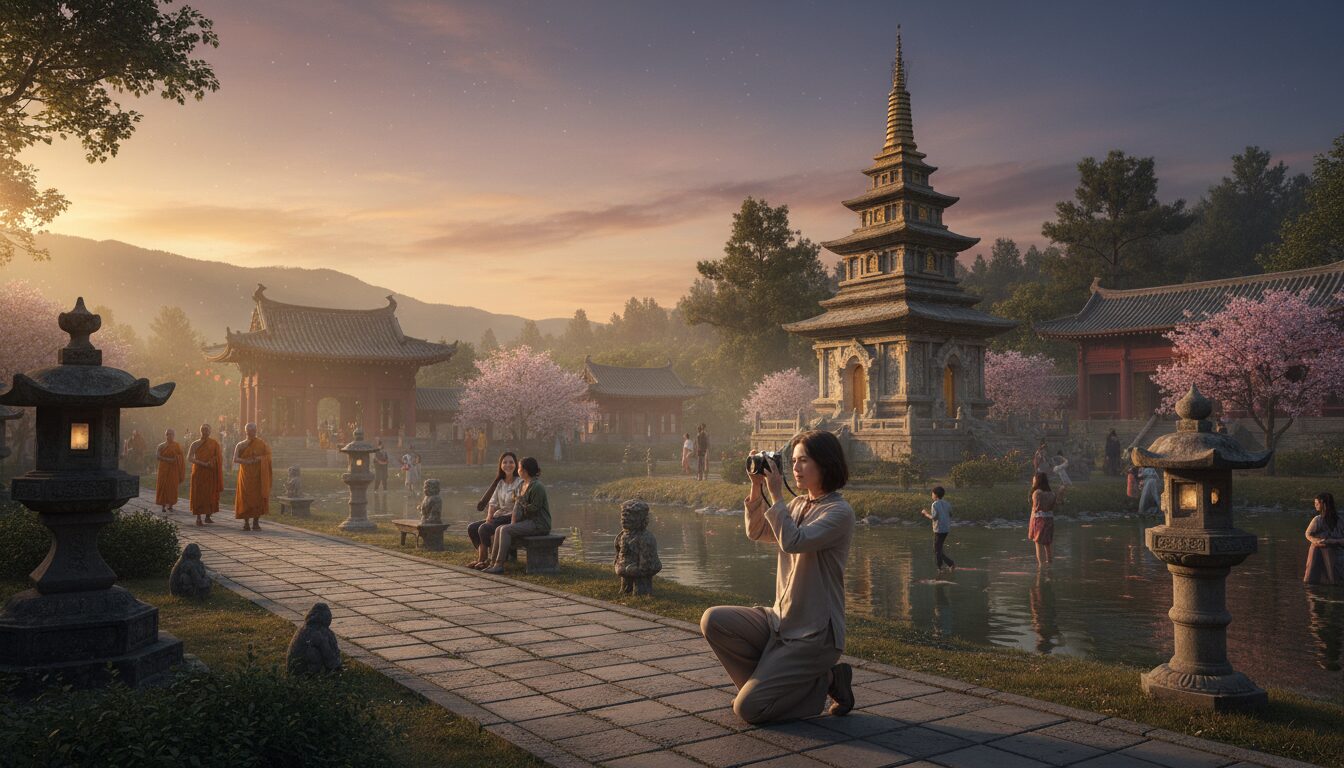 周囲の迷惑にならないための写真撮影や滞在時間