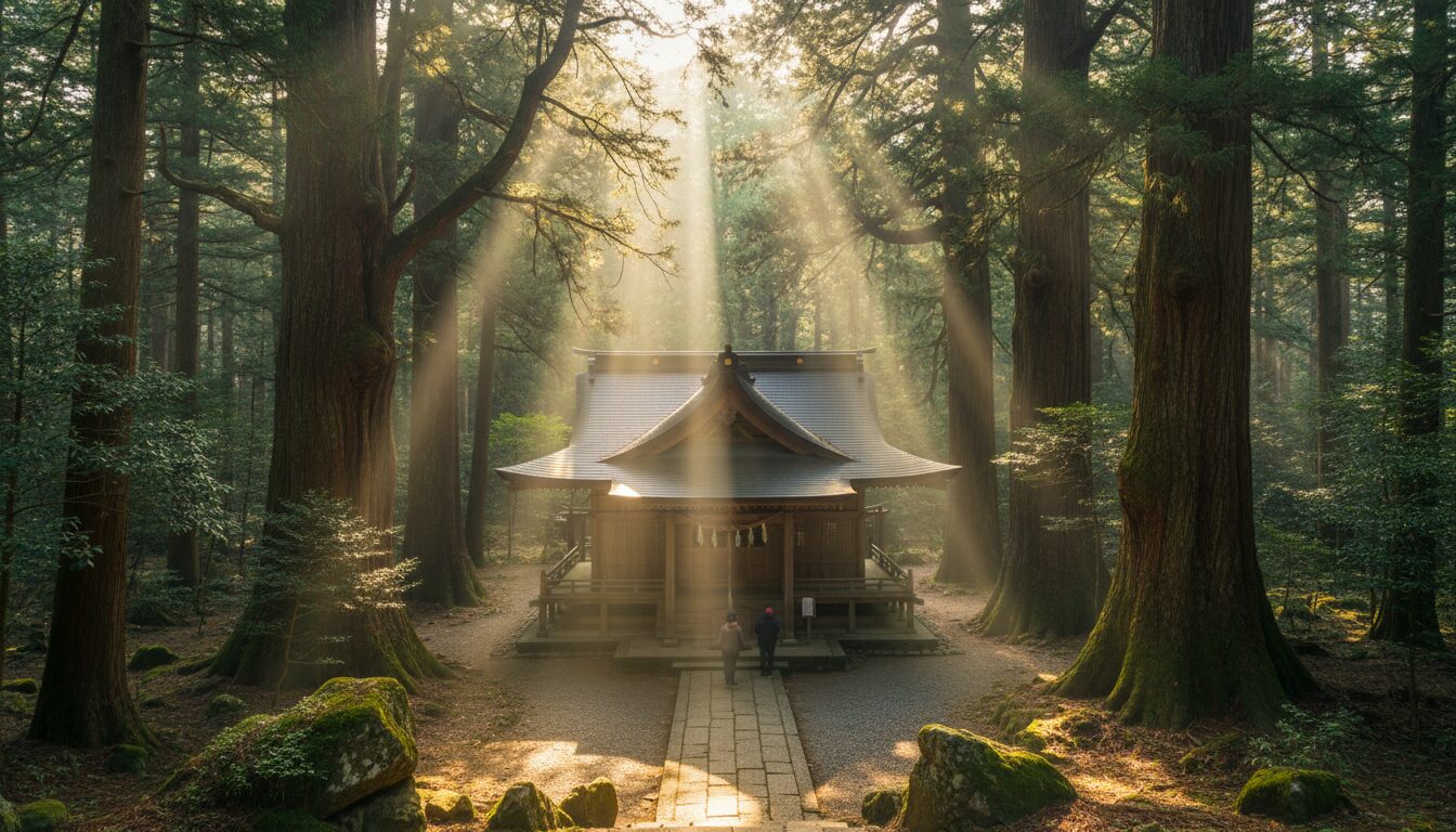 最強のやりすぎスポット奥社で開運と心願成就を願う