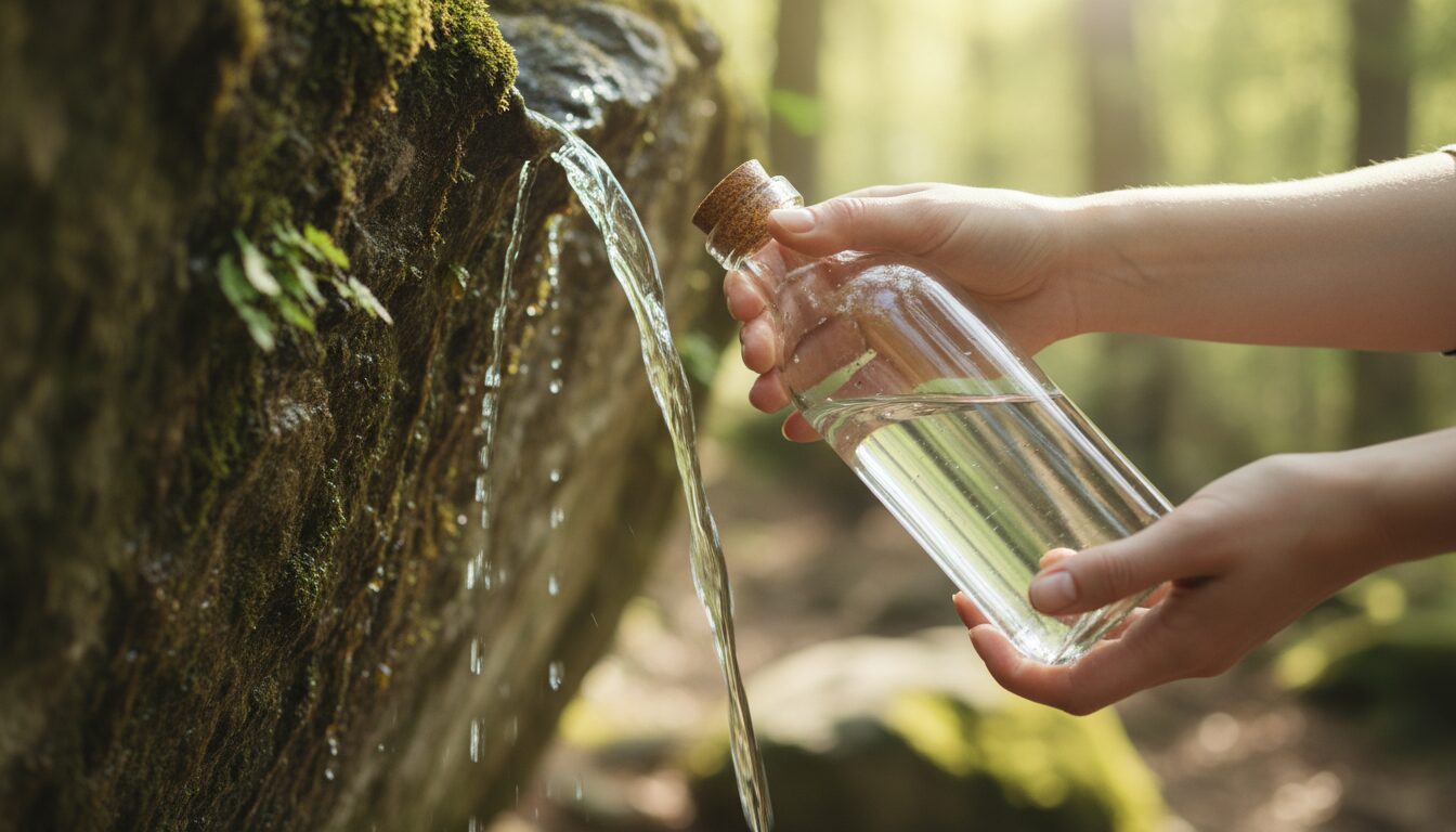 波動の高い湧き水の汲み方と持ち帰る際のポイント