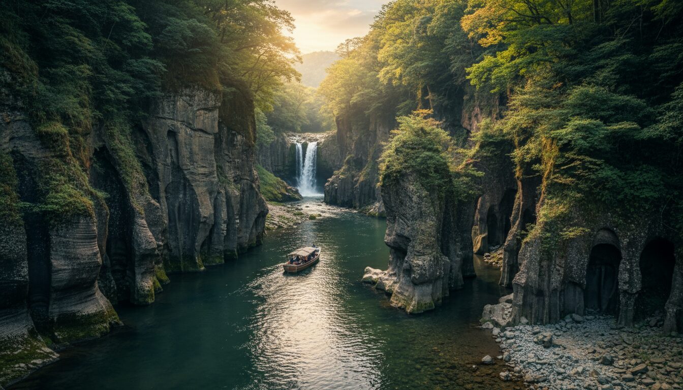 周辺の阿寺の七滝や乳岩峡と合わせた観光プラン
