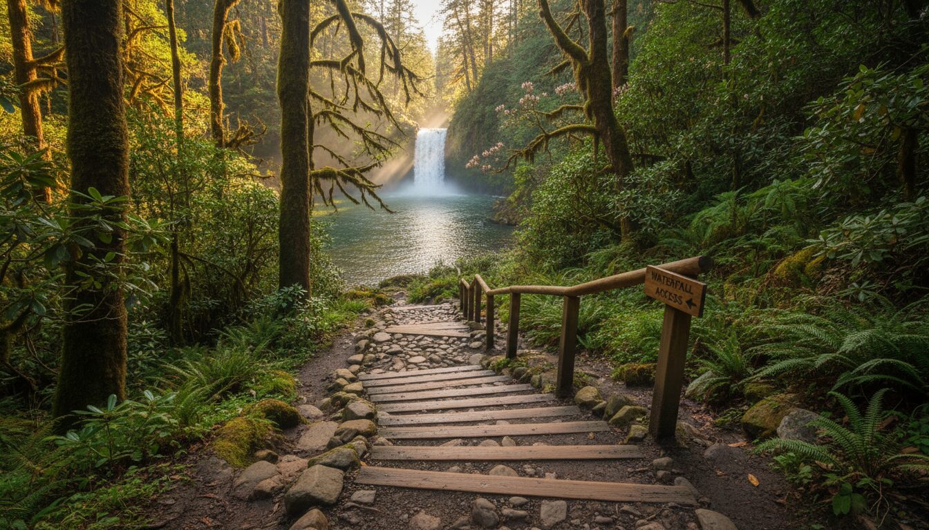 滝壺までのアクセスと駐車場情報の詳細