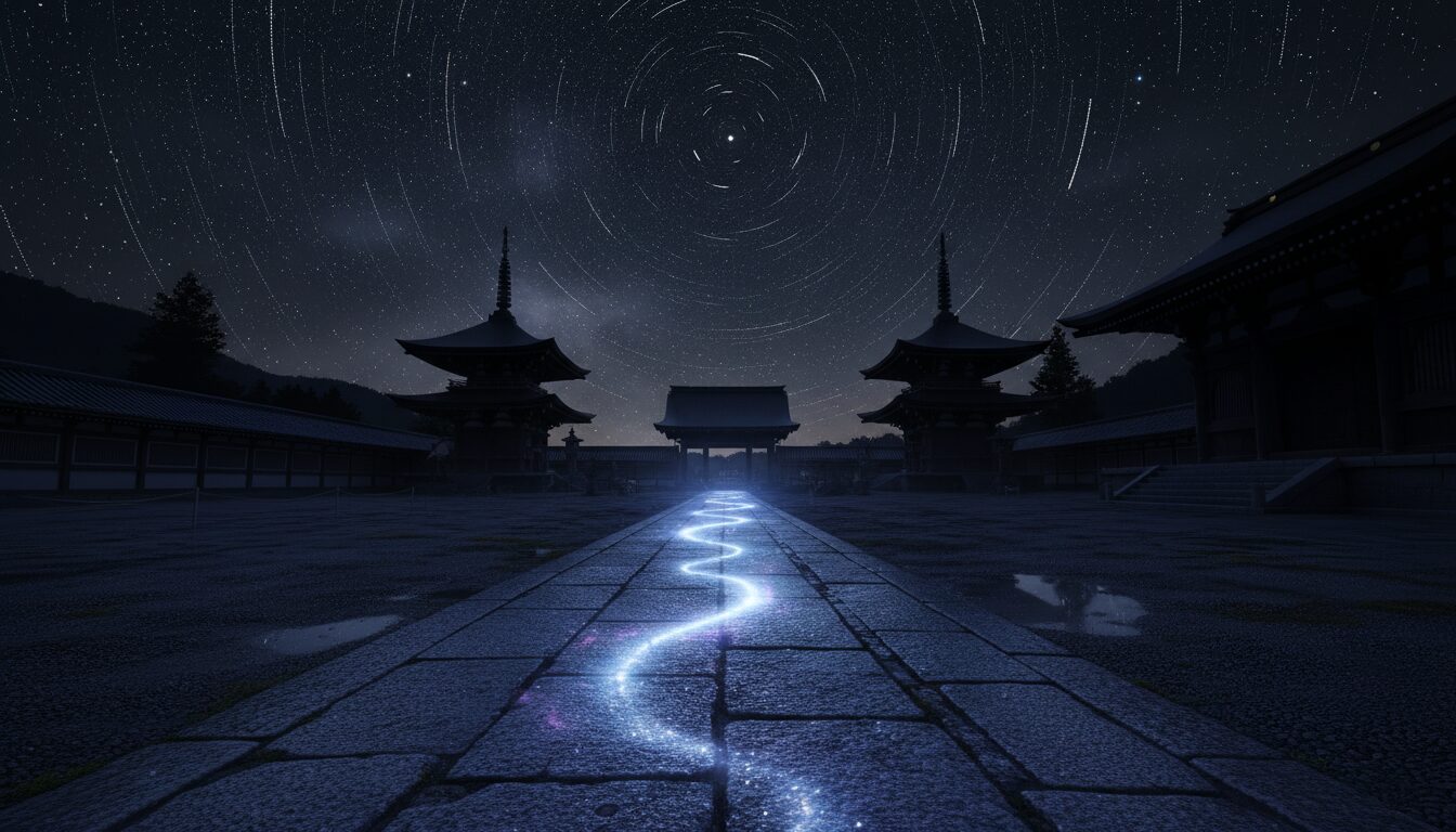 北極星と家康公をつなぐ宇宙エネルギーの通り道