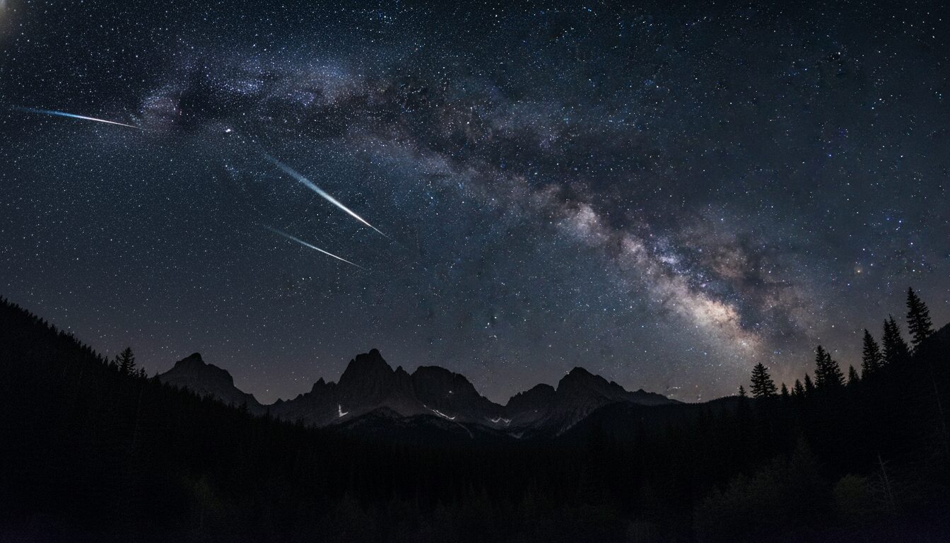 夜空を飛び交う謎の光！スターウォッチングでの目撃談