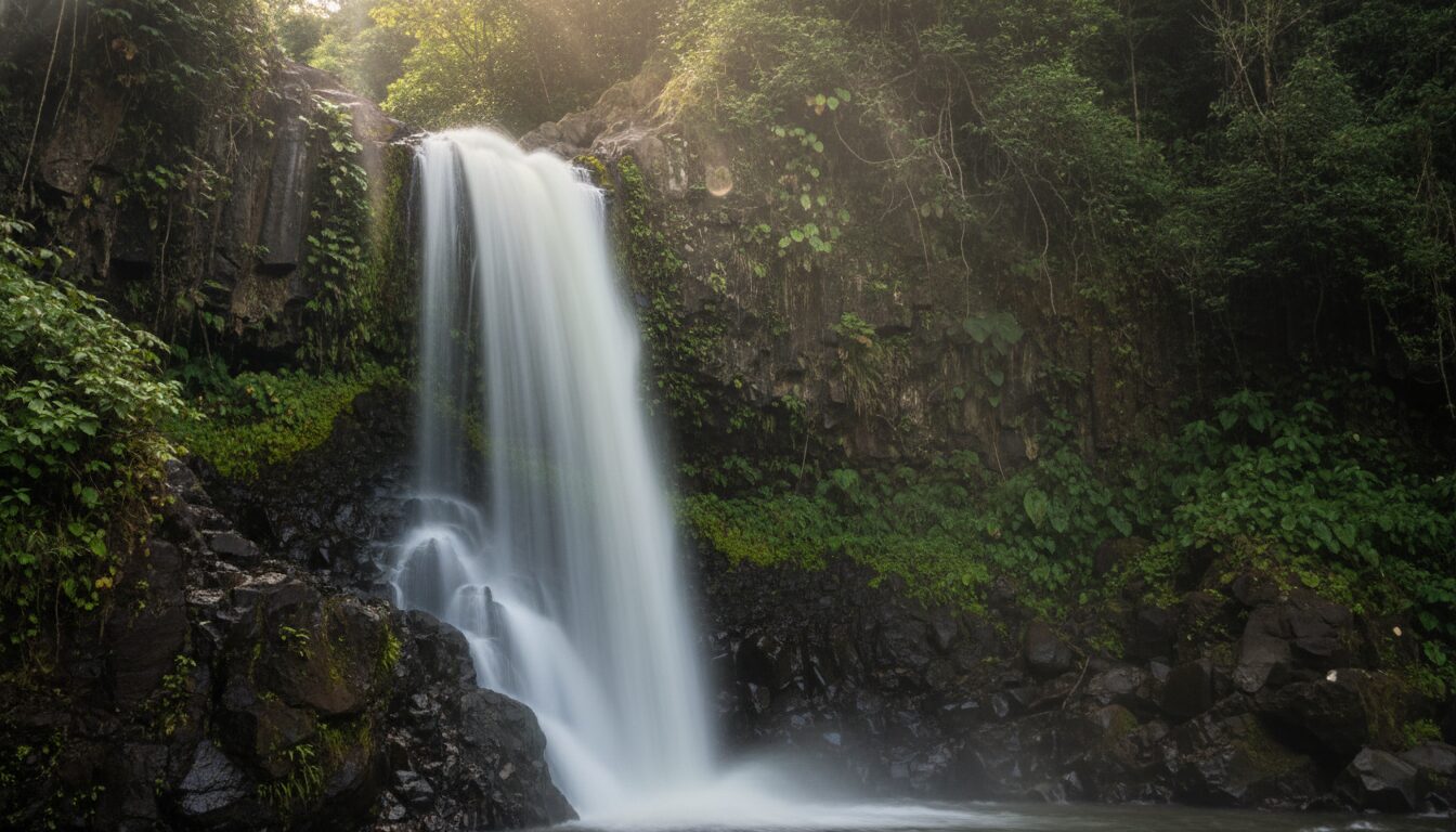 溶岩流が作った八反の滝！マイナスイオンで心身を浄化
