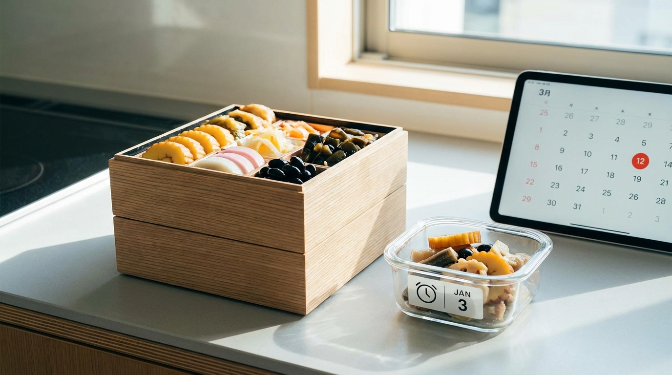 お節の賞味期限と消費期限の基本目安を種類別に徹底比較