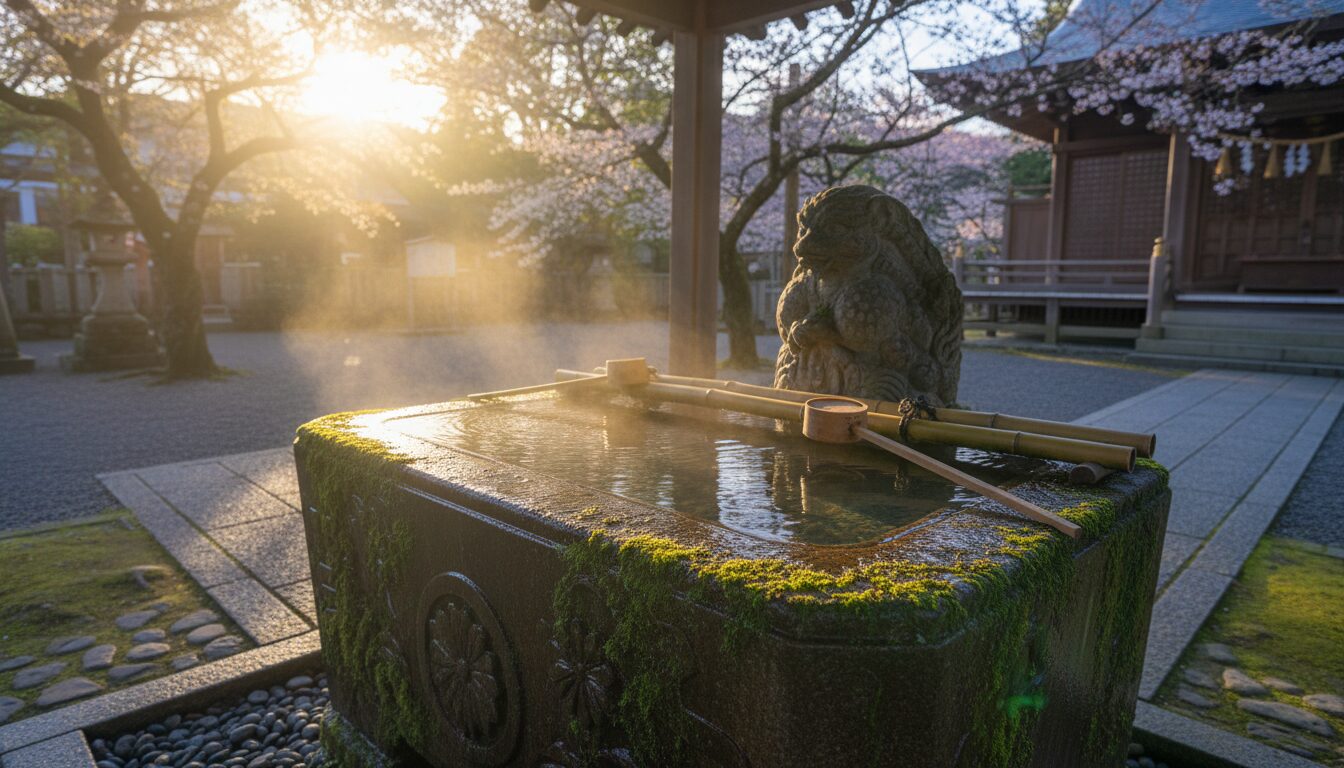 神社の手を洗うところ（手水舎）の正しい作法と意味を徹底解説