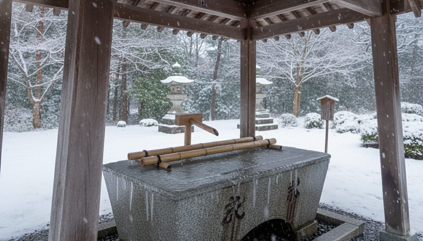 冬場で水が凍っている時や水が出ない時の対処法