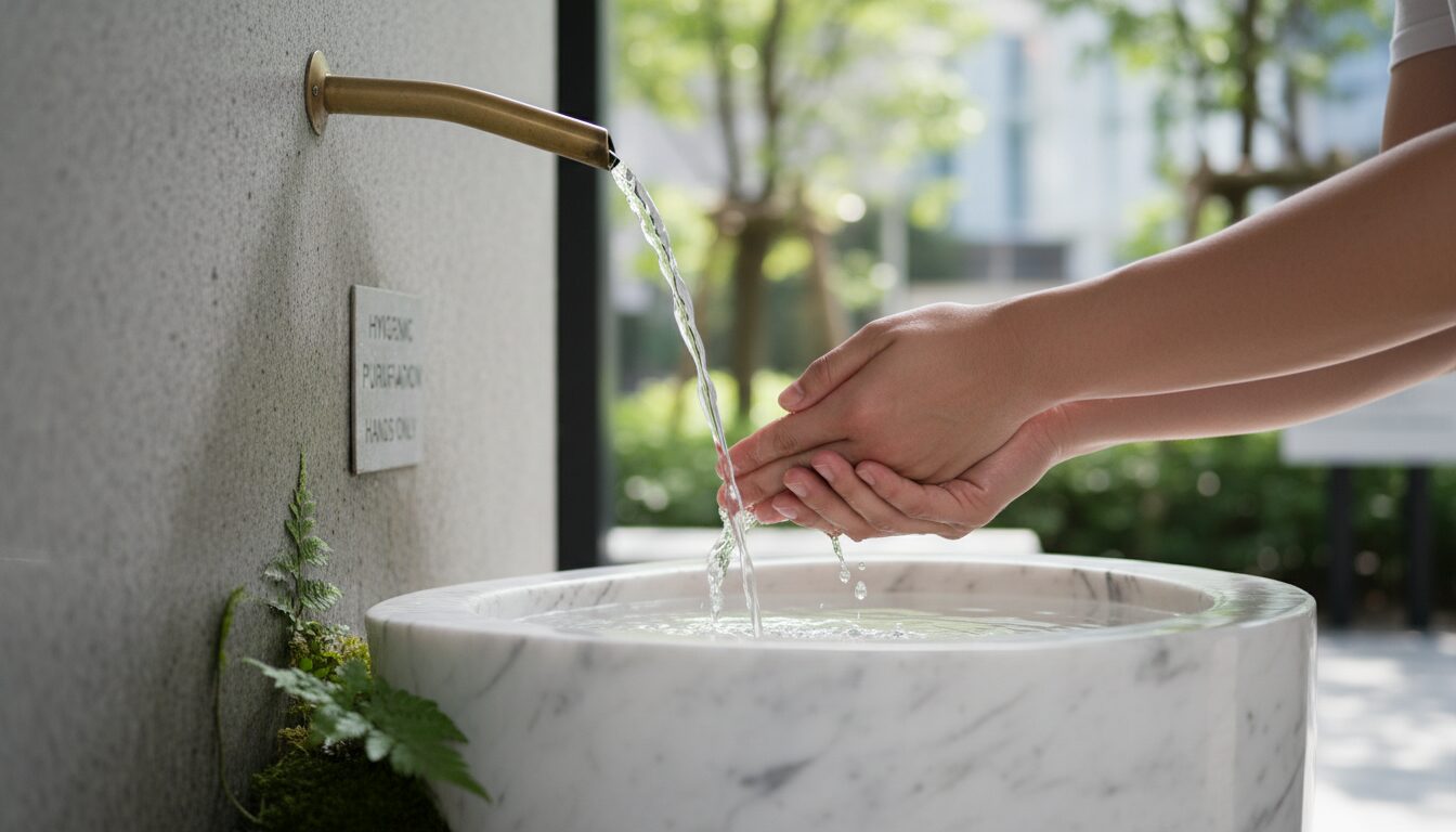 感染症対策で柄杓がない?流水式の場合の洗い方