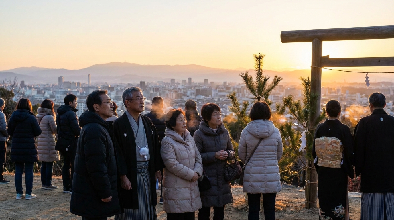 現代の日本における標準的なタイミングは1月1日の朝