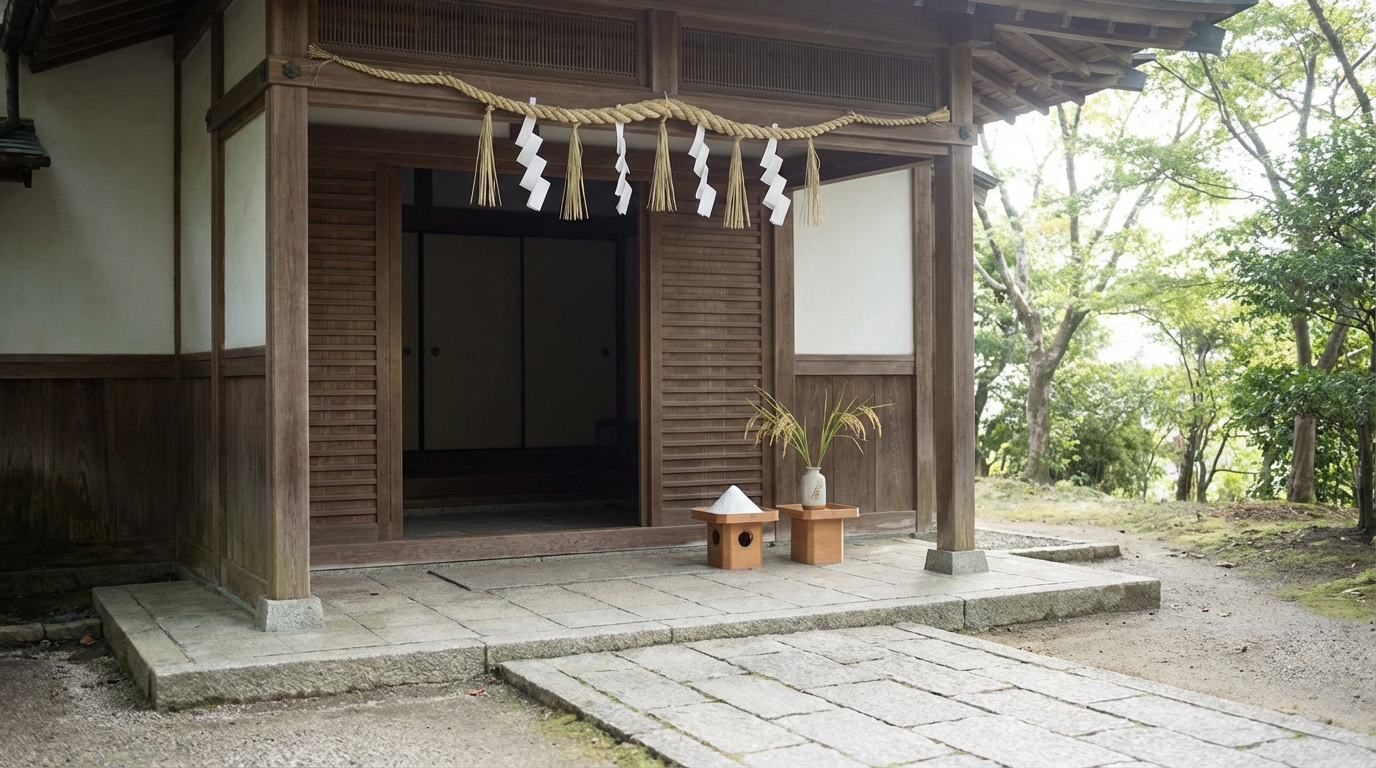 神様を迎える目印としての玄関の役割