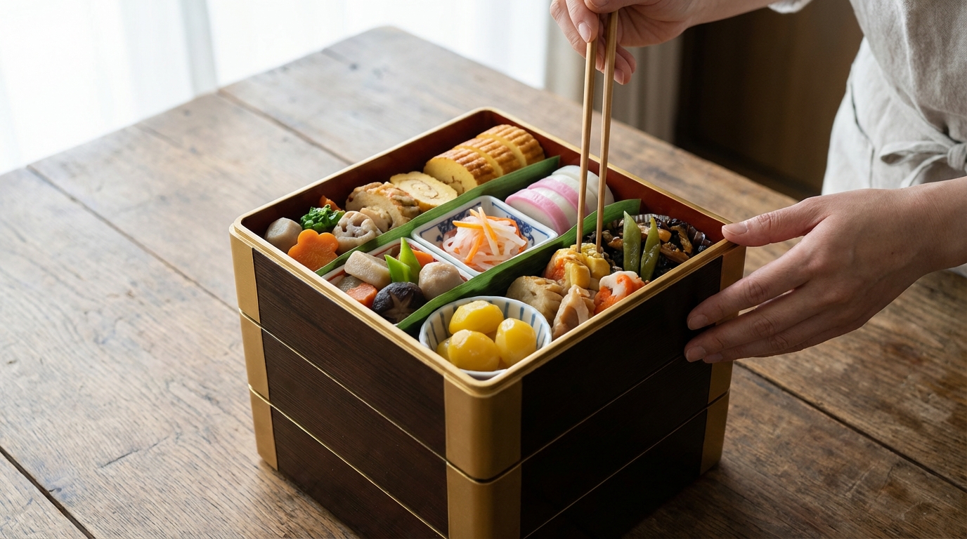 重箱への詰め方の基本ルールと左右のバランスを整えるコツ