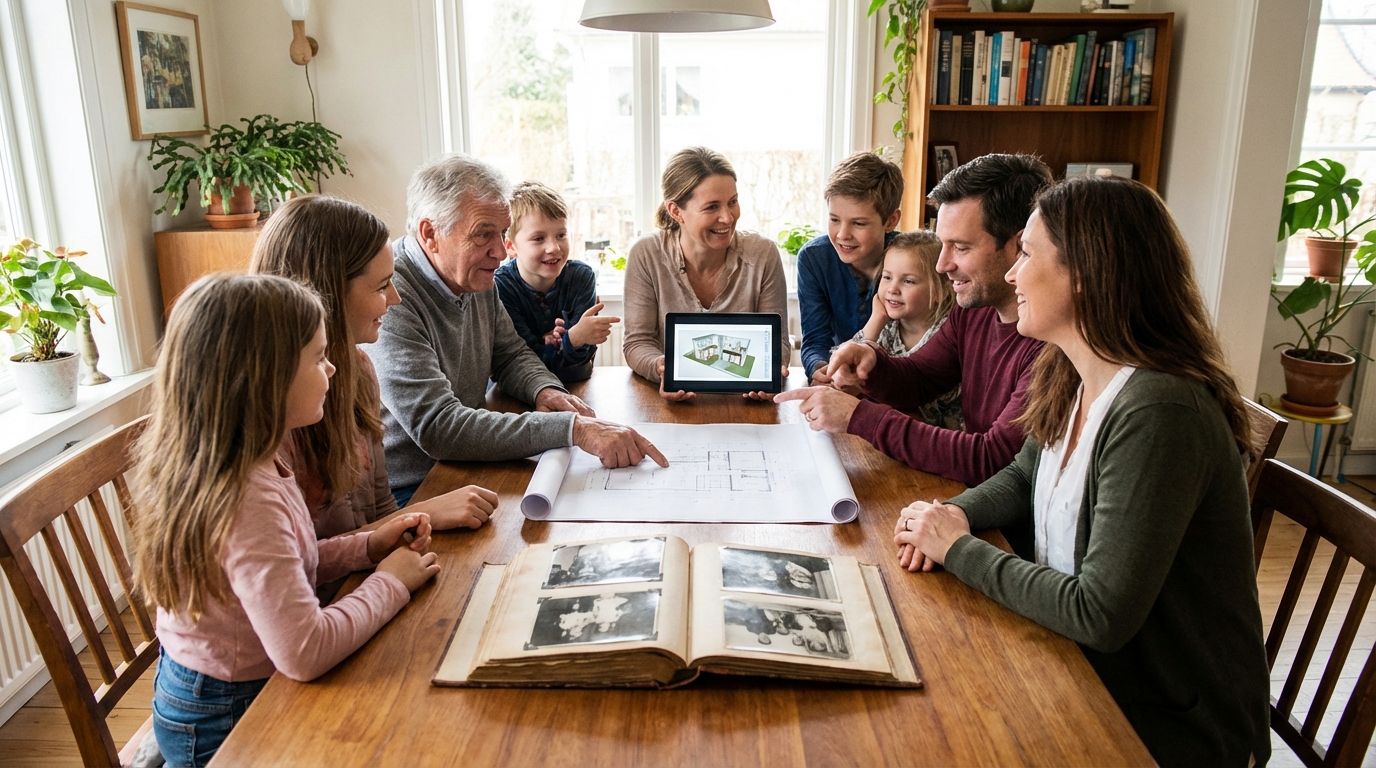 家族や親族と事前にイメージを共有