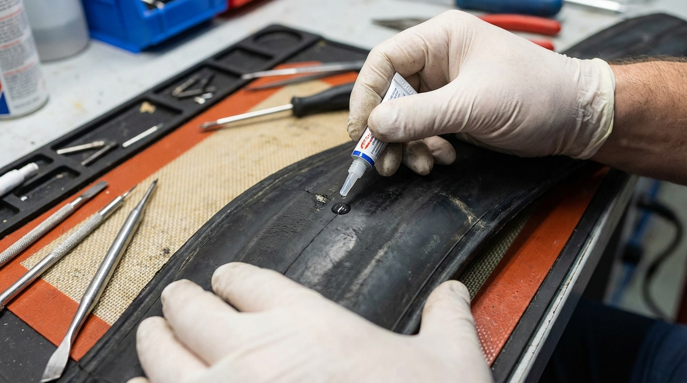 瞬間接着剤を使う時の注意点とゴムへの影響について