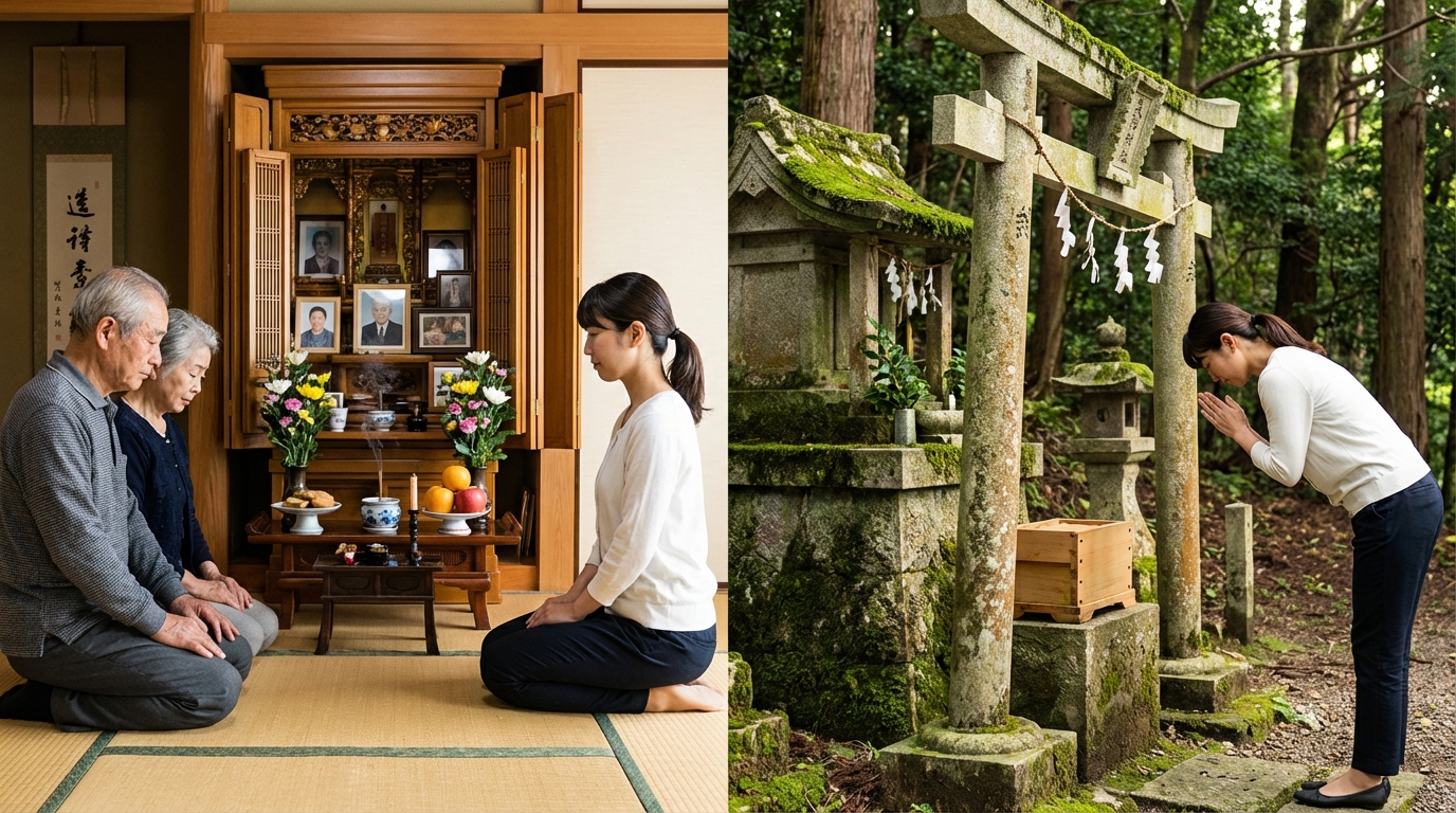 ご先祖様や氏神様に感謝を伝えるアクション