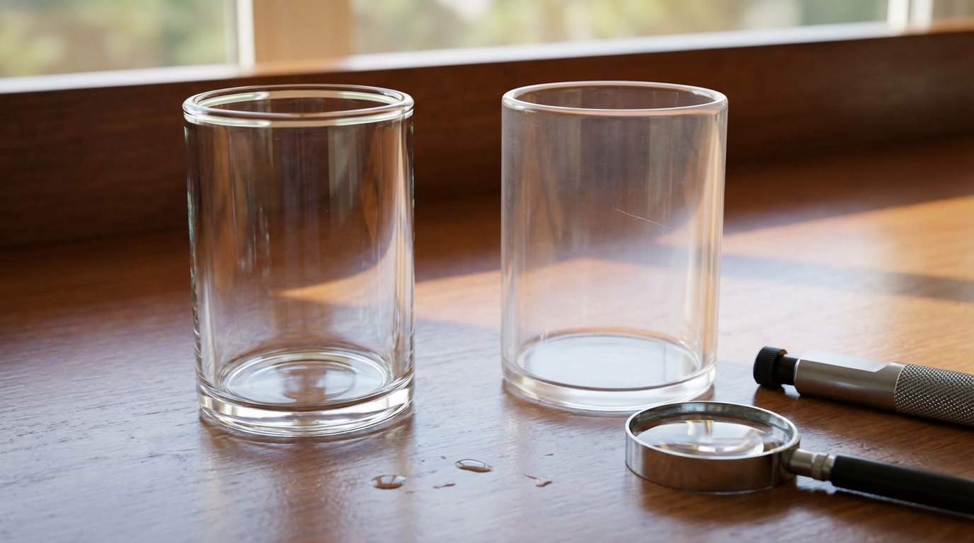 ガラス製vsアクリル製の比較と選び方の基準