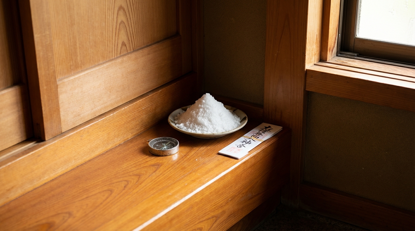 玄関の方角や鬼門を意識した盛り塩の活用法