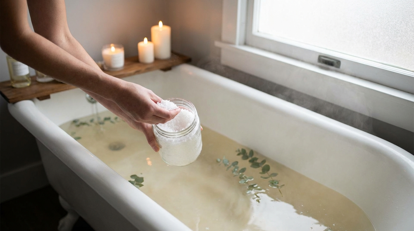エプソムソルト入浴で邪気を洗い流す習慣