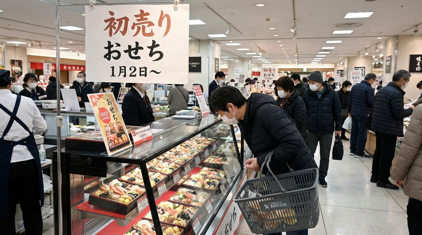 1月2日以降の初売りおせちの有無をチェック