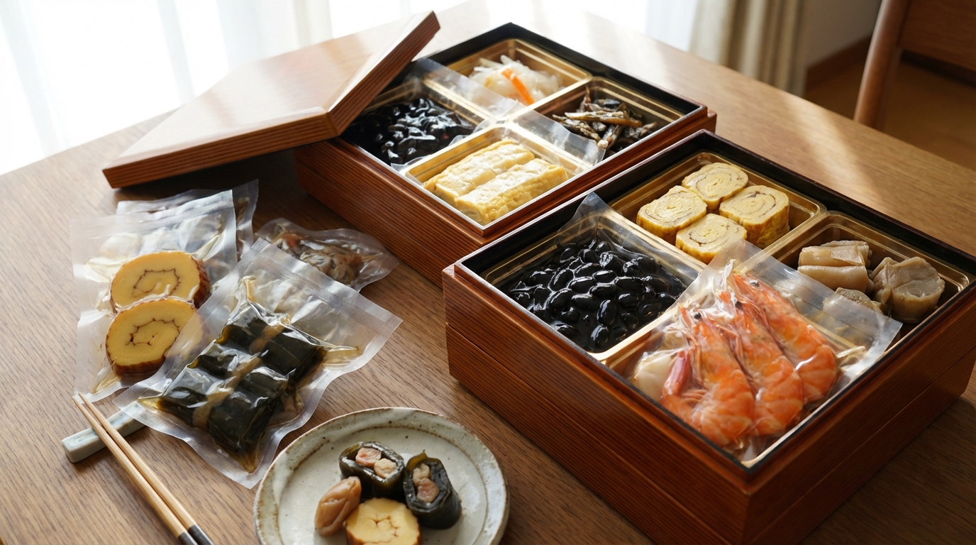 長期保存が可能な「真空パックおせち」の活用法