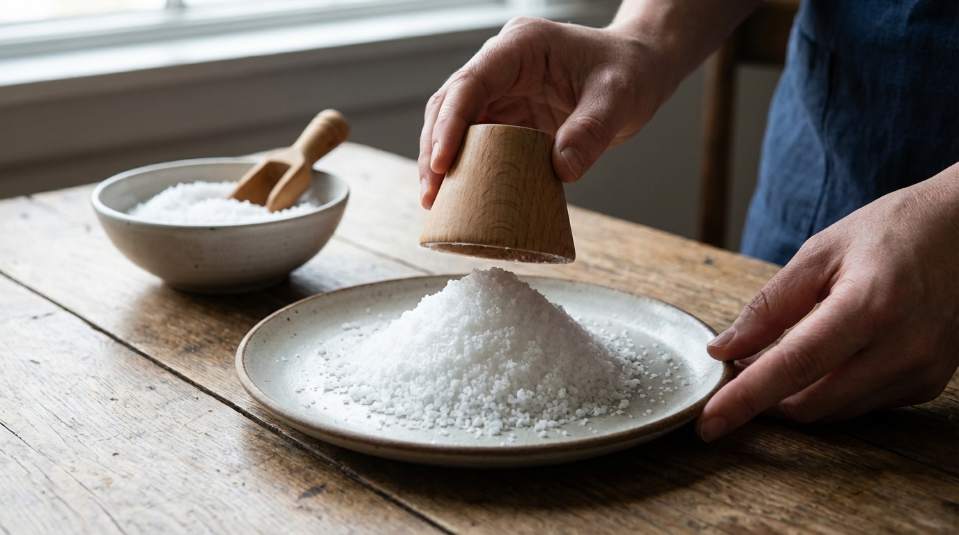 初心者でも失敗しない盛り塩の形の作り方