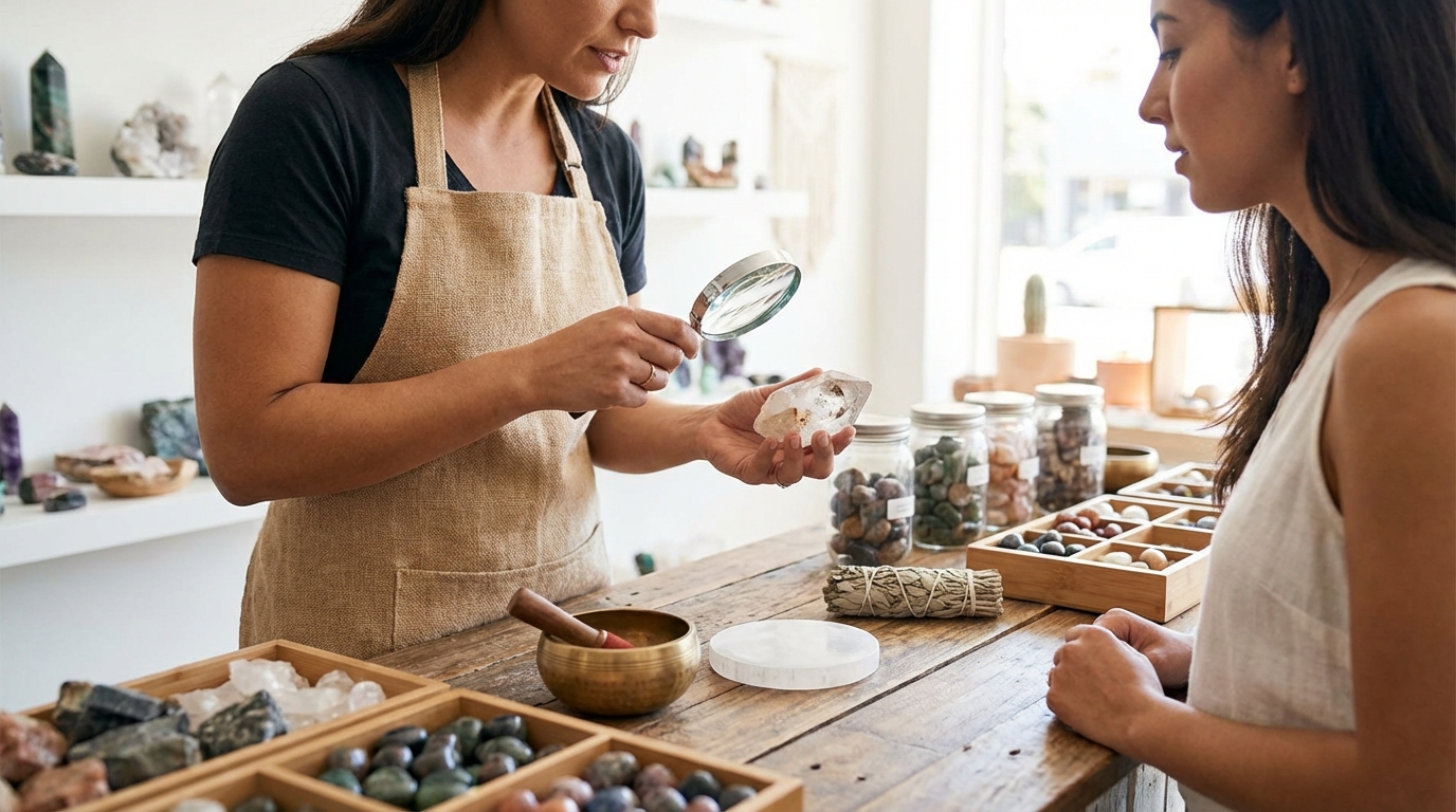 スタッフの知識は豊富か？石の特性や浄化方法の解説