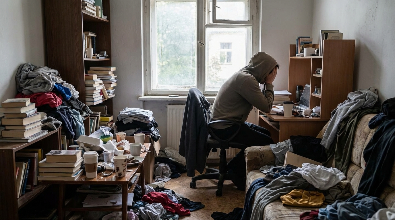 散らかった部屋など環境が及ぼす影響