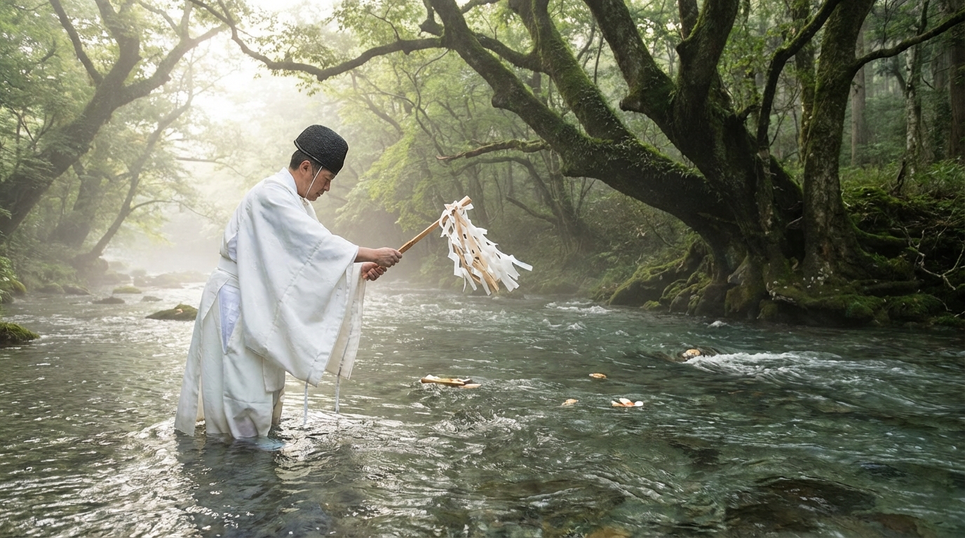 大祓祝詞の構成：後段の浄化のプロセス